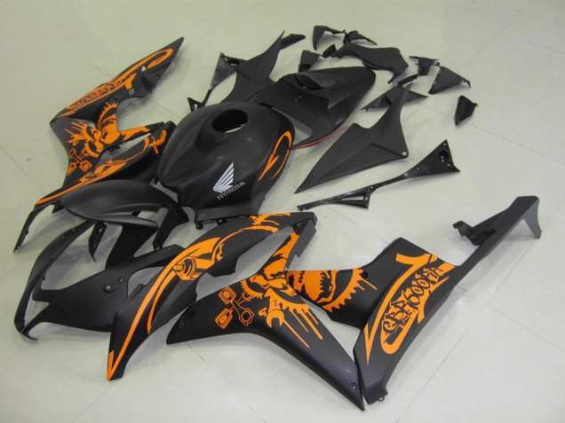 Nero Opaco Arancia Adesivo Carene Honda CBR 600 RR 2007-2008 Nero Opaco Arancia Adesivo Carene Honda CBR 600 RR 2007-2008