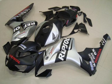 Nero Opaco Argento Repsol Kits Carenatura Completa Honda CBR 1000 RR 2006-2007