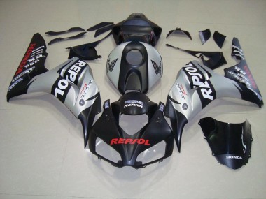 Nero Opaco Argento Repsol Kits Carene Honda CBR 1000 RR 2006-2007