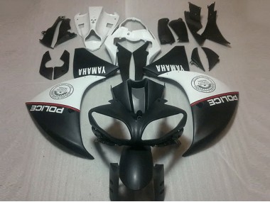 Nero Opaco Bianco Carene Yamaha R1 2009-2011