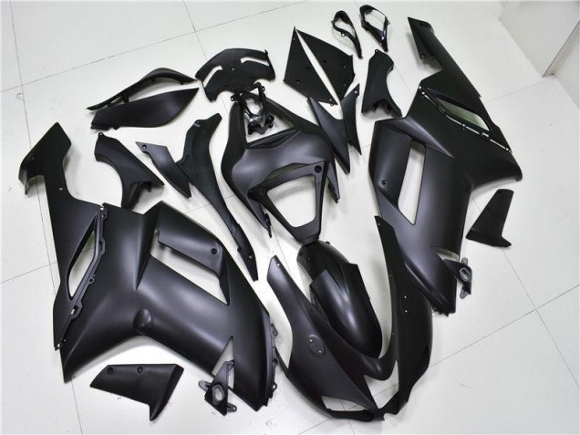 Nero Opaco Carene Kawasaki ZX6R 2007-2008 Nero Opaco Carene Kawasaki ZX6R 2007-2008
