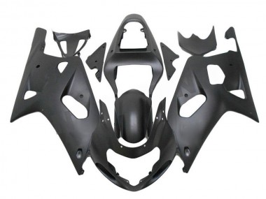 Nero Opaco Carene Suzuki GSXR 600 / 750 K1 K2 K3 2001-2003