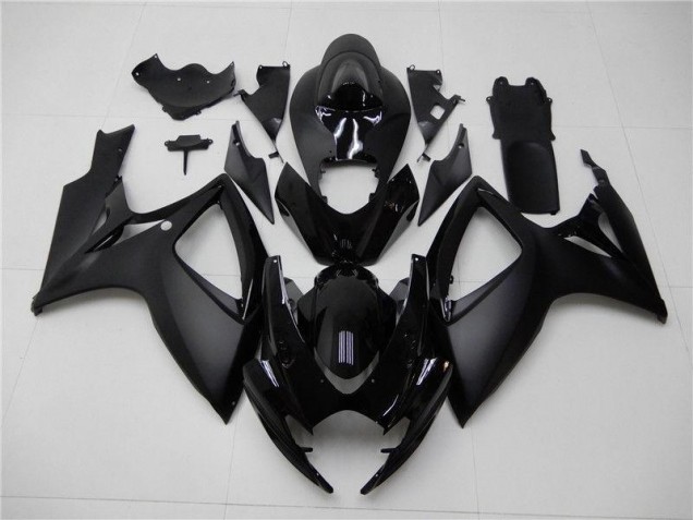 Nero Opaco Carene Suzuki GSXR 600 / 750 K6 2006-2007 Nero Opaco Carene Suzuki GSXR 600 / 750 K6 2006-2007