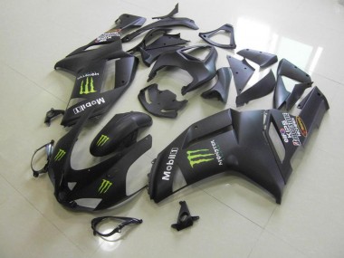 Nero Opaco Monster Carene Kawasaki ZX6R 2007-2008