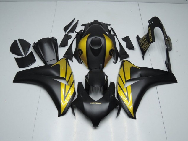 Nero Opaco & Oro Carene Honda CBR 1000 RR 2008-2011 Nero Opaco & Oro Carene Honda CBR 1000 RR 2008-2011