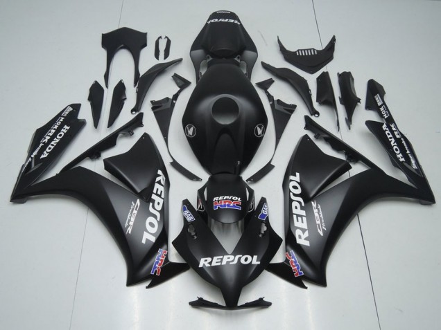 Nero Opaco Repsol ABS Plastica & Carenatura Honda CBR 1000 RR 2012-2016 Nero Opaco Repsol ABS Plastica & Carenatura Honda CBR 1000 RR 2012-2016