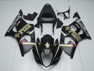 Nero Opaco Rizla Carene Suzuki GSXR 1000 K3 2003-2004