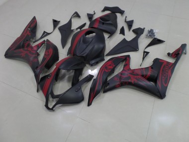 Nero Opaco Rosso Cranio con Banda Carene Honda CBR 600 RR 2007-2008