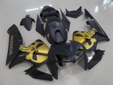 Nero Opaco con Oro Cranio Carene Honda CBR 600 RR 2005-2006