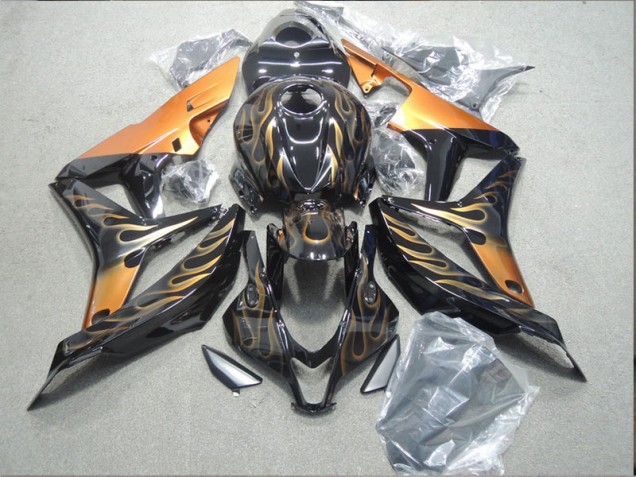 Nero Oro Fiamma Carene Honda CBR 1000 RR 2004-2005 Nero Oro Fiamma Carene Honda CBR 1000 RR 2004-2005