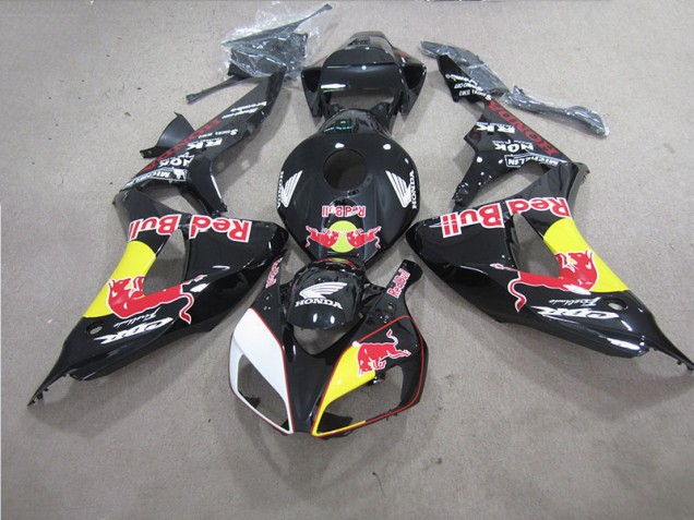 Nero Red Bull Carene & Plastica Honda CBR 1000 RR 2006-2007 Nero Red Bull Carene & Plastica Honda CBR 1000 RR 2006-2007