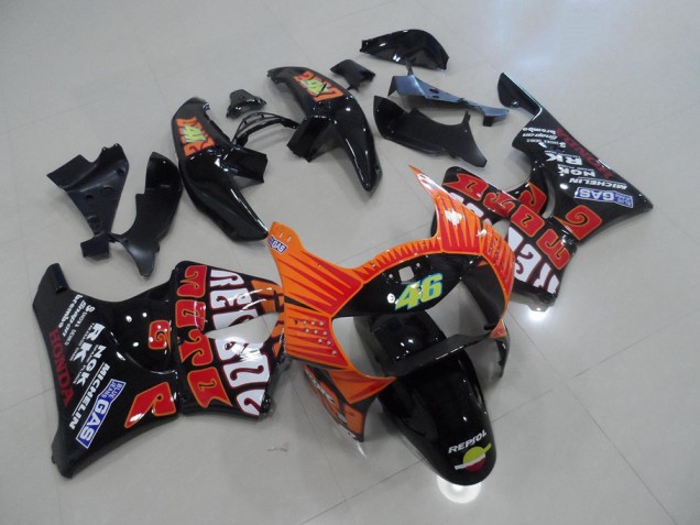 Nero Rossi Carene Honda CBR 900 RR 919 1998-1999 Nero Rossi Carene Honda CBR 900 RR 919 1998-1999