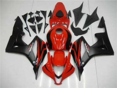 Nero Rosso ABS Kit Carenatura Honda CBR 600 RR 2007-2008