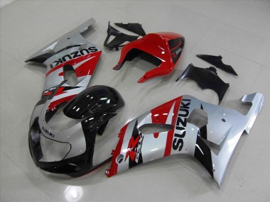 Nero Rosso ABS Kits Carena Suzuki GSXR 750 K1 K2 K3 2001-2003