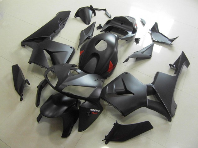 Nero Rosso ABS Plastica & Carenatura Honda CBR 600 RR 2005-2006 Nero Rosso ABS Plastica & Carenatura Honda CBR 600 RR 2005-2006
