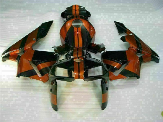 Nero Rosso ABS Plastica Honda CBR 600 RR 2005-2006 Nero Rosso ABS Plastica Honda CBR 600 RR 2005-2006