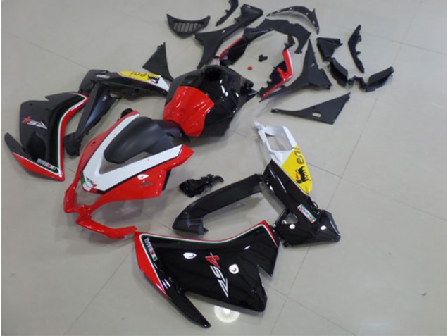 Nero Rosso Bianco Carene Aprilia RS4 50 125 2011-2018 Nero Rosso Bianco Carene Aprilia RS4 50 125 2011-2018