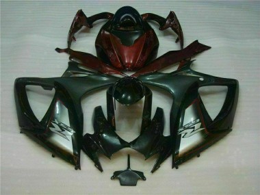Nero Rosso Carena Suzuki GSXR 600 / 750 K6 2006-2007