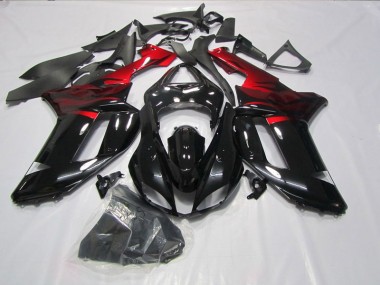 Nero Rosso Carene Kawasaki ZX6R 2007-2008