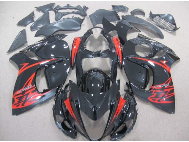 Nero Rosso Carene & Plastica Suzuki GSXR 1300 Hayabusa 2008-2019 Nero Rosso Carene & Plastica Suzuki GSXR 1300 Hayabusa 2008-2019