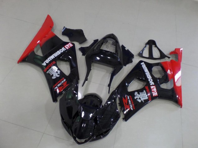 Nero & Rosso Carene Suzuki GSXR 1000 K3 2003-2004 Nero & Rosso Carene Suzuki GSXR 1000 K3 2003-2004