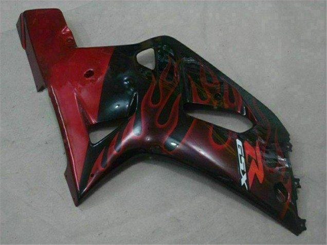 Nero Rosso Carene Suzuki GSXR 600 / 750 K1 K2 K3 2001-2003 Nero Rosso Carene Suzuki GSXR 600 / 750 K1 K2 K3 2001-2003
