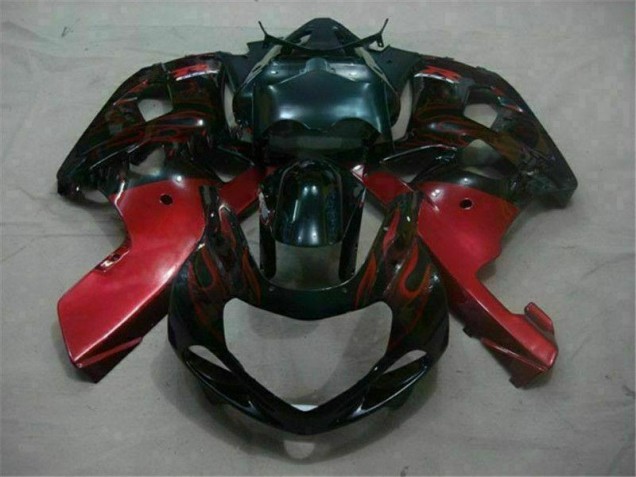 Nero Rosso Carene Suzuki GSXR 600 / 750 K1 K2 K3 2001-2003 Nero Rosso Carene Suzuki GSXR 600 / 750 K1 K2 K3 2001-2003