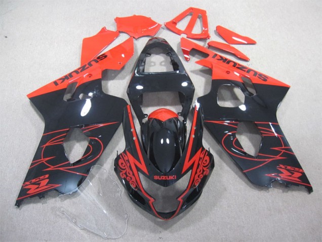 Nero Rosso Carene Suzuki GSXR 600 K4 2004-2005 Nero Rosso Carene Suzuki GSXR 600 K4 2004-2005