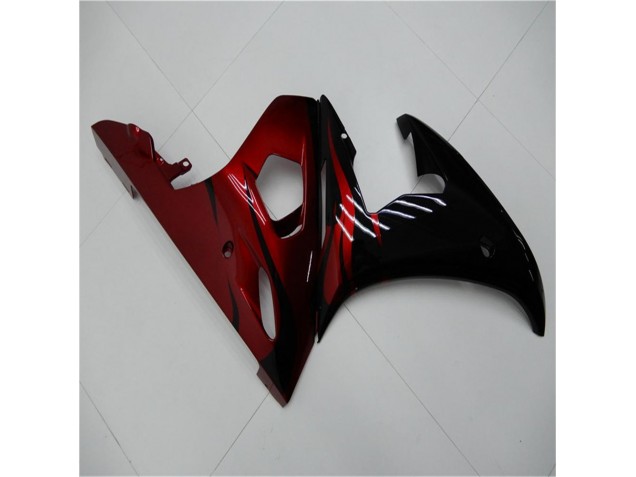 Nero Rosso Carene Yamaha R6 2003-2005 Nero Rosso Carene Yamaha R6 2003-2005