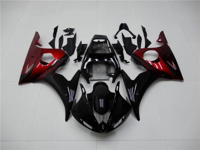 Nero Rosso Carene Yamaha R6 2003-2005 Nero Rosso Carene Yamaha R6 2003-2005