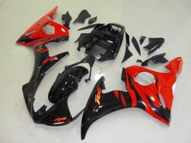 Nero Rosso Fiamma Carena Yamaha R6 2003-2005