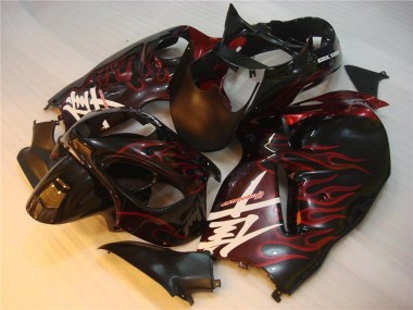 Nero Rosso Fiamma Carene Suzuki GSXR 1300 Hayabusa 1996-2007