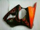 Nero Rosso Fiamma Kit Carene Completa Kawasaki ZX6R 2000-2002 Nero Rosso Fiamma Kit Carene Completa Kawasaki ZX6R 2000-2002