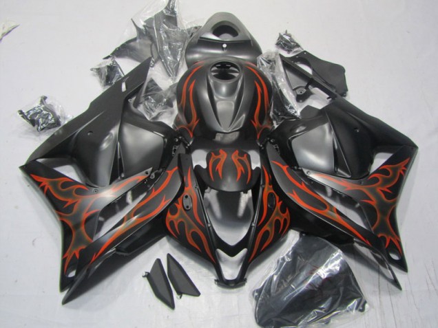 Nero Rosso Fiamma Kit Completo Carenatura ABS Honda CBR 600 RR 2009-2012 Nero Rosso Fiamma Kit Completo Carenatura ABS Honda CBR 600 RR 2009-2012