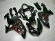 Nero Rosso Fiamma Kits Carenatura Completa Kawasaki ZX10R 2006-2007 Nero Rosso Fiamma Kits Carenatura Completa Kawasaki ZX10R 2006-2007