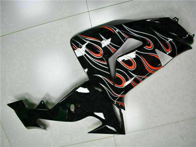 Nero Rosso Fiamma Kits Carenatura Completa Kawasaki ZX10R 2006-2007 Nero Rosso Fiamma Kits Carenatura Completa Kawasaki ZX10R 2006-2007