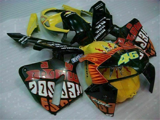 Nero Rosso Giallo 46 Carene Honda CBR 600 RR 2005-2006 Nero Rosso Giallo 46 Carene Honda CBR 600 RR 2005-2006