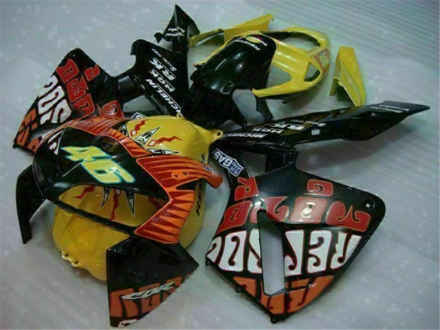 Nero Rosso Giallo 46 Carene Honda CBR 600 RR 2005-2006 Nero Rosso Giallo 46 Carene Honda CBR 600 RR 2005-2006