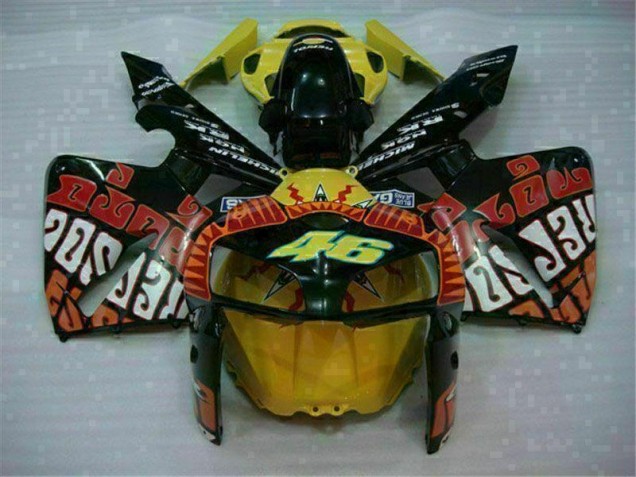 Nero Rosso Giallo 46 Carene Honda CBR 600 RR 2005-2006 Nero Rosso Giallo 46 Carene Honda CBR 600 RR 2005-2006