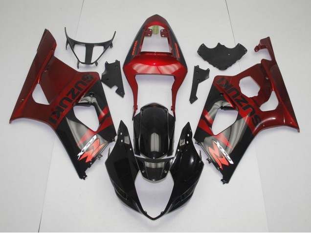 Nero Rosso Kits Carene Completa Suzuki GSXR 1000 K3 2003-2004 Nero Rosso Kits Carene Completa Suzuki GSXR 1000 K3 2003-2004
