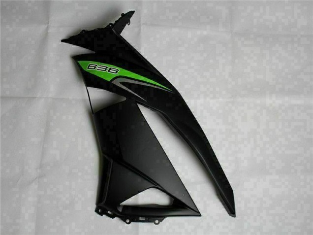 Nero Verde 636 Carene Kawasaki ZX6R 2009-2012 Nero Verde 636 Carene Kawasaki ZX6R 2009-2012