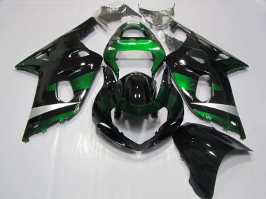 Nero Verde Carene Suzuki GSXR 750 K1 K2 K3 2001-2003