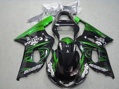 Nero Verde Corona Extra Carene Suzuki GSXR 600 K1 K2 K3 2001-2003