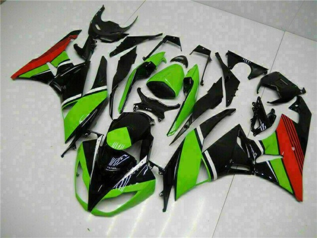 Nero Verde Rosso Carene Kawasaki ZX6R 2009-2012 Nero Verde Rosso Carene Kawasaki ZX6R 2009-2012