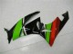 Nero Verde Rosso Carene Kawasaki ZX6R 2009-2012 Nero Verde Rosso Carene Kawasaki ZX6R 2009-2012