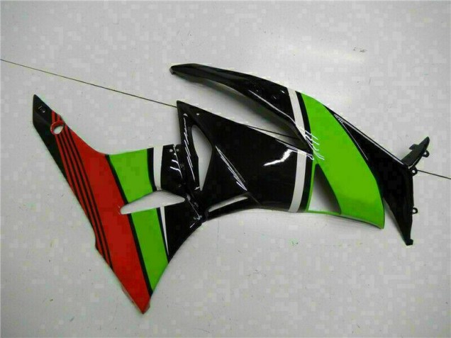 Nero Verde Rosso Carene Kawasaki ZX6R 2009-2012 Nero Verde Rosso Carene Kawasaki ZX6R 2009-2012