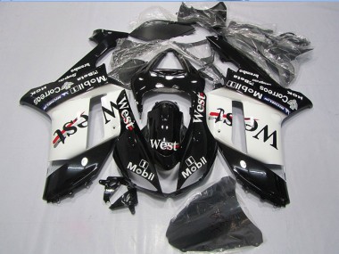 Nero West Mobil Carene Kawasaki ZX6R 2007-2008