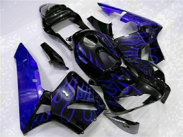 Nero con Blu Fiamma Carene Honda CBR 600 RR 2003-2004 Nero con Blu Fiamma Carene Honda CBR 600 RR 2003-2004