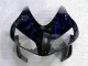 Nero con Blu Fiamma Carene Honda CBR 600 RR 2003-2004 Nero con Blu Fiamma Carene Honda CBR 600 RR 2003-2004
