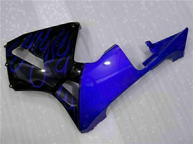 Nero con Blu Fiamma Carene Honda CBR 600 RR 2003-2004 Nero con Blu Fiamma Carene Honda CBR 600 RR 2003-2004